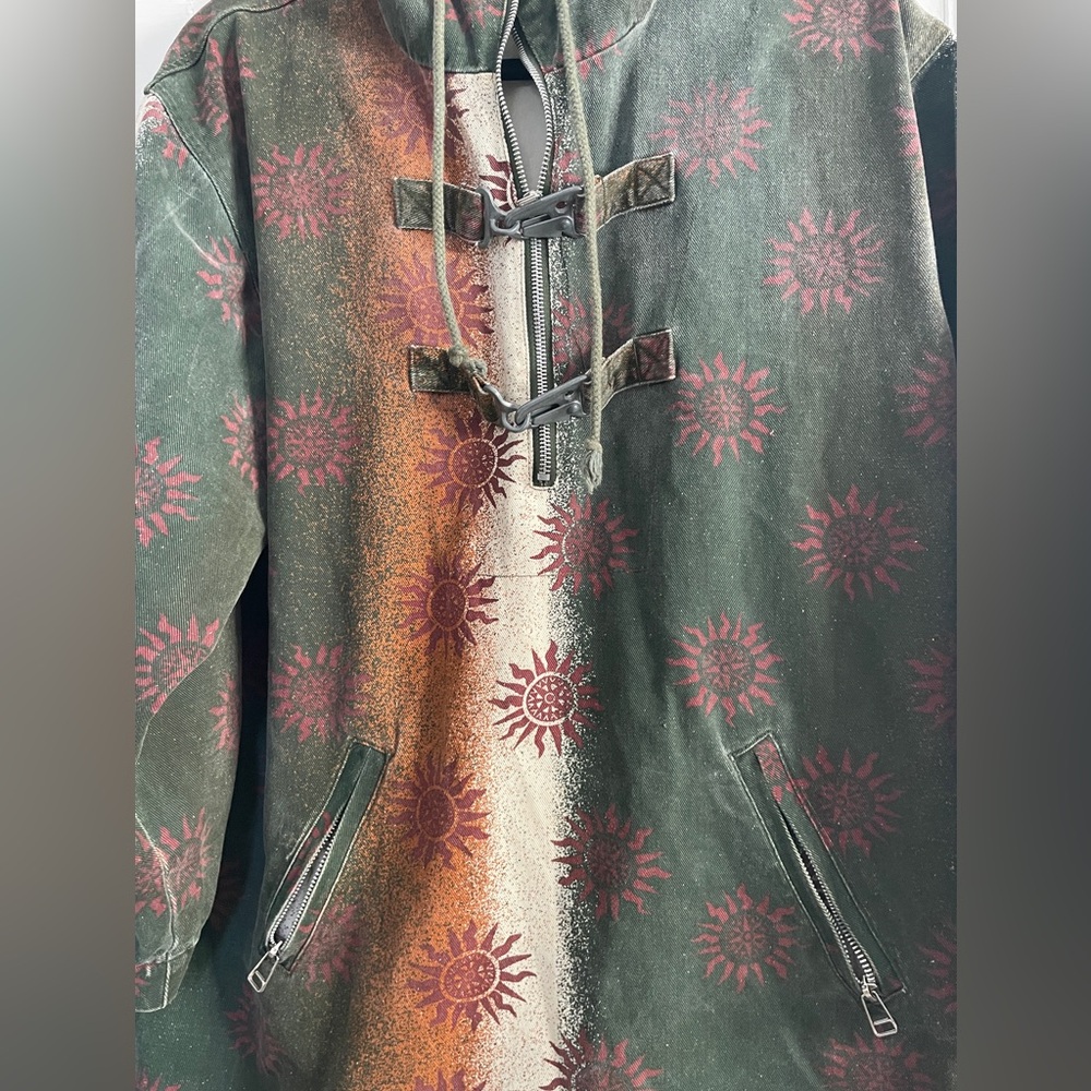 Europa Indie Hippie Bohemian Hoodie Windbreaker Jacket - Picture 8 of 12
